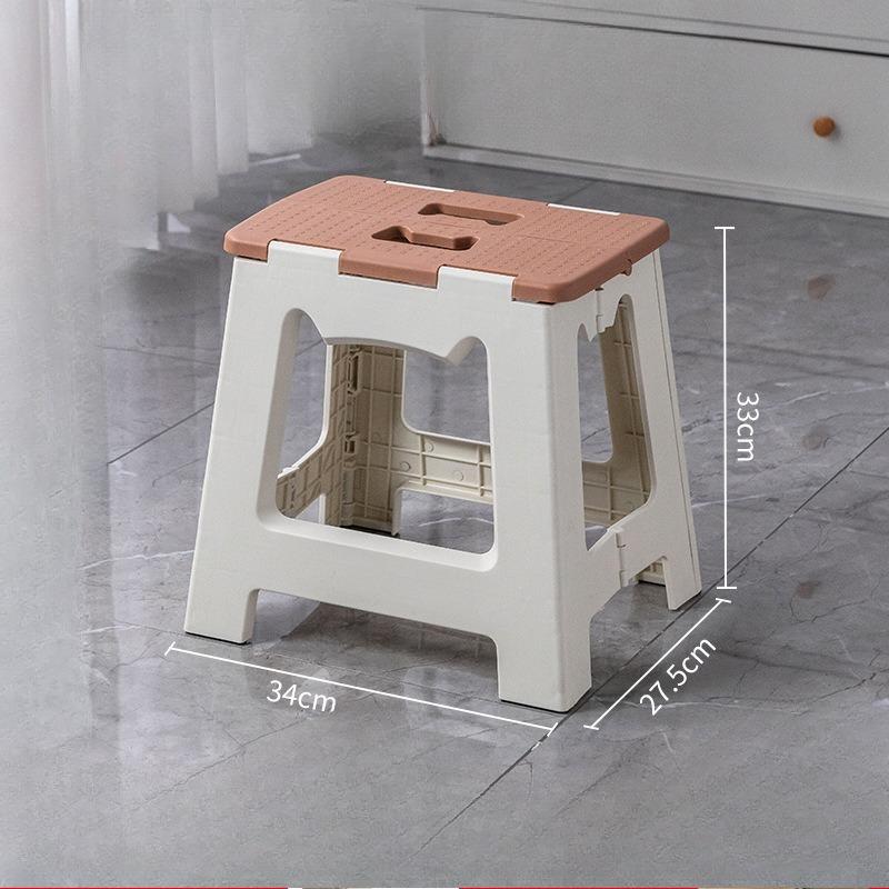 New Portable Foldable Stool for Street Stalls Plastic Chairs for Train Folding Outdoor Handheld Fishing Bench