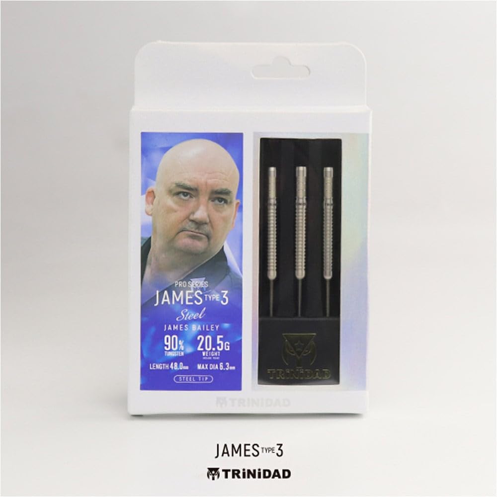 TRiNiDAD PRO Trinidad Pro James Type3 James Type 3 STEEL James Bailey Player Model Dart Barrel Dart Set
