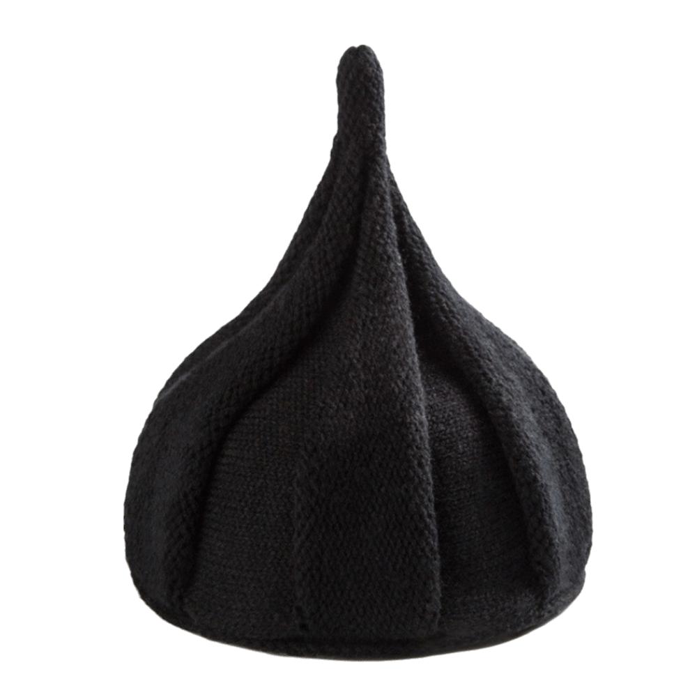 Korean Style Nipple Hat Twist Pullover Hat Simple Knitted Beanie Hat Women