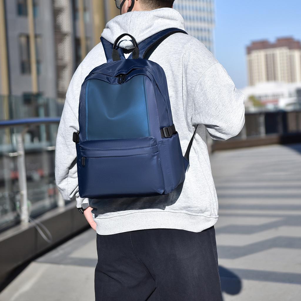 Backpack Backpack Men's Casual Waterproof Simple Wear-resistant Computer Backpack College and Middle School Students' School Bag