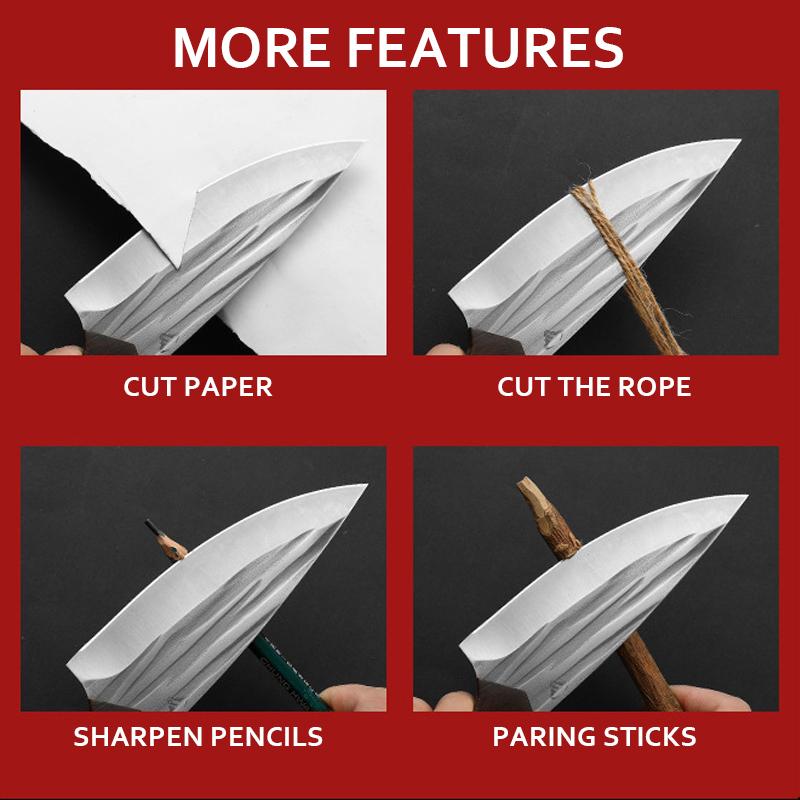 Forged Boning Knife Slaughtering Knife Stainless Steel Meat Cleaver Multi-purpose Knife Fruit Knife