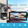 P11 Dual-Lens Outdoor Waterproof WiFi Security Camera 360° Panoramic HD