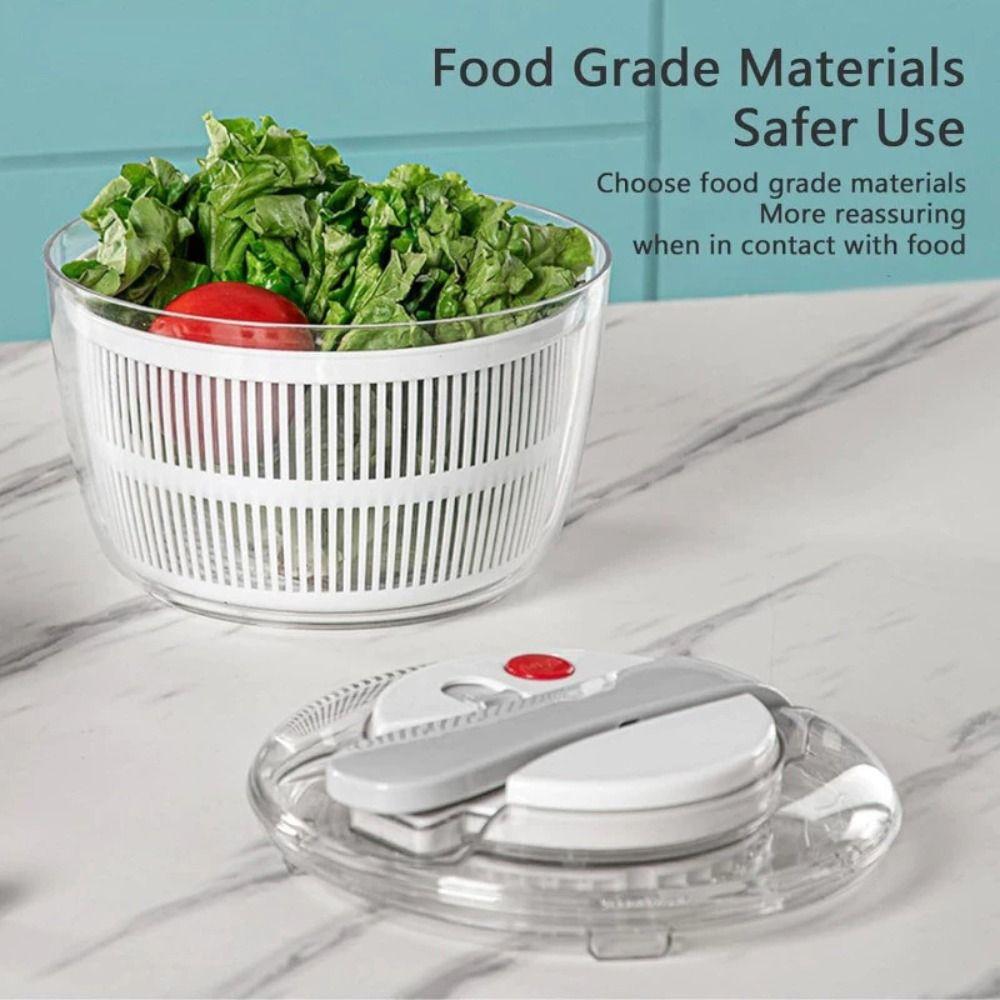 Multifunctional Salad Dryer Salad Spinner Easy Press Absorbent Basket