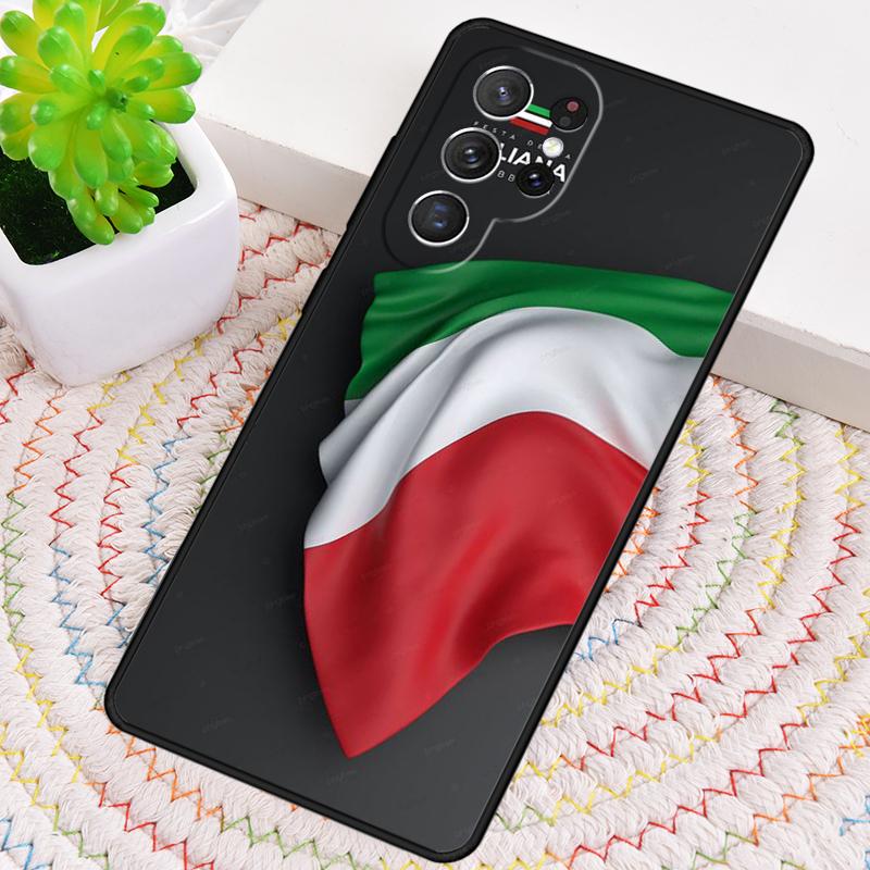 Custodia per telefono Flag Italia per Samsung Galaxy note 10 pro S26 Ultra S23 S24 FE S25 S21 S22 PLUS Cover antiurto