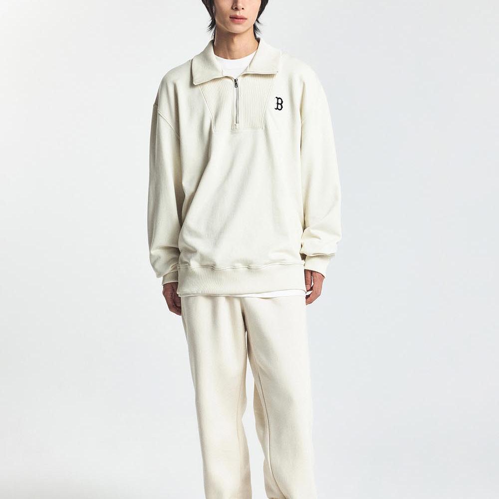 New MLB Boston Red Sox Sweatshirt Men's White 3AMTB0944-43CRD