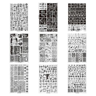 Stainless Steel Nail Stamping Plate Creative And Stylish Nail Art Intricate Nail Design Plate For Fashion Enthusiasts