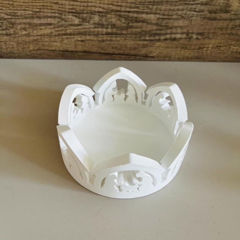 Kerzenständer Silikonform Kerzenbasisform Leicht zu entformen Hohlkerzenhalterform Ornament Heimdekorationen Form