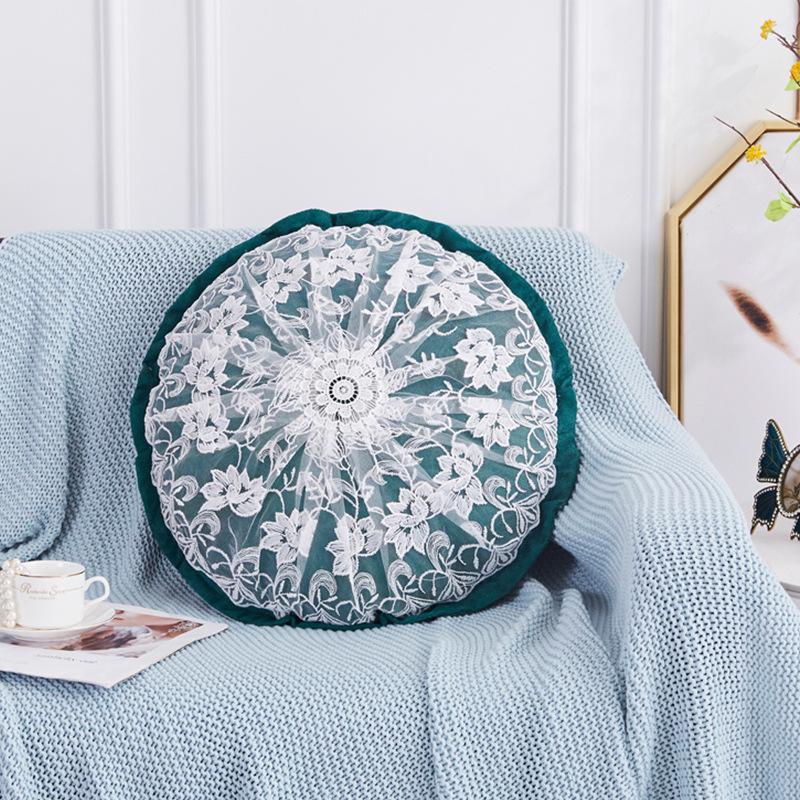 

Роскошная наволочка с кружевным цветком в европейском стиле / наволочка для дивана, гостиной, автомобиля, домашнего декора, наволочка для офиса, поясная наволочка Cushion Cover