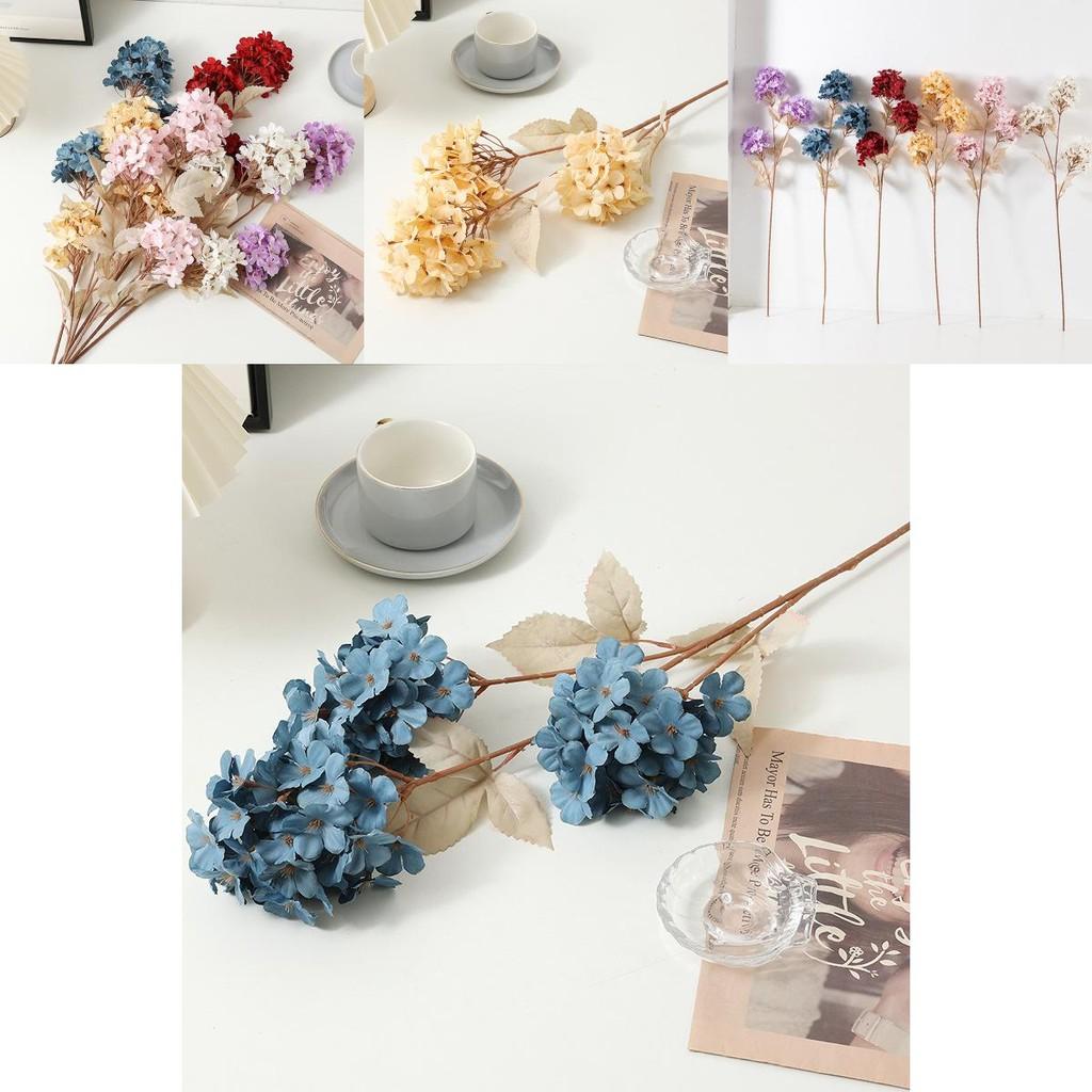 Künstliche Hortensienkugel-Blumendekoration aus Seidenmaterial für Hochzeit und Hotel-Innendesign