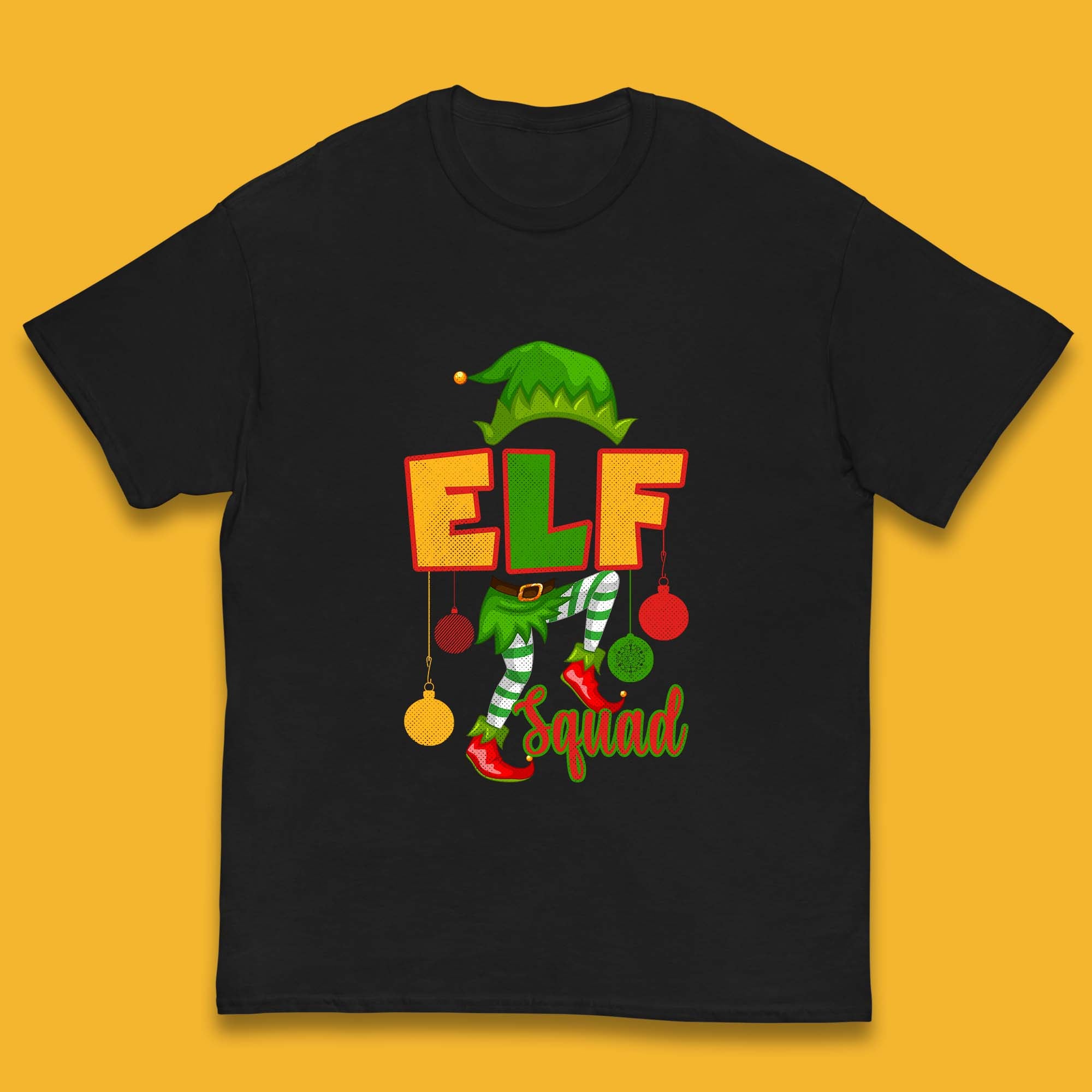 Elf Squad Christmas Kids T Shirt Christmas Elf Costume Top 160