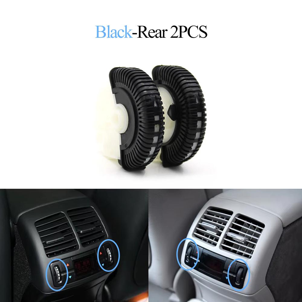 2/3PCS Set Car Front Air Conditioning AC Vent Rolling Wheel For Mercedes BENZ E Class W211 E200 E300 E230 E260 E280 2003-2008