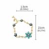 Luxury Zircon Flower Bracelet Fashion Shiny Rhinestone Bangle Elegant Elegance Bracelet  For Women
