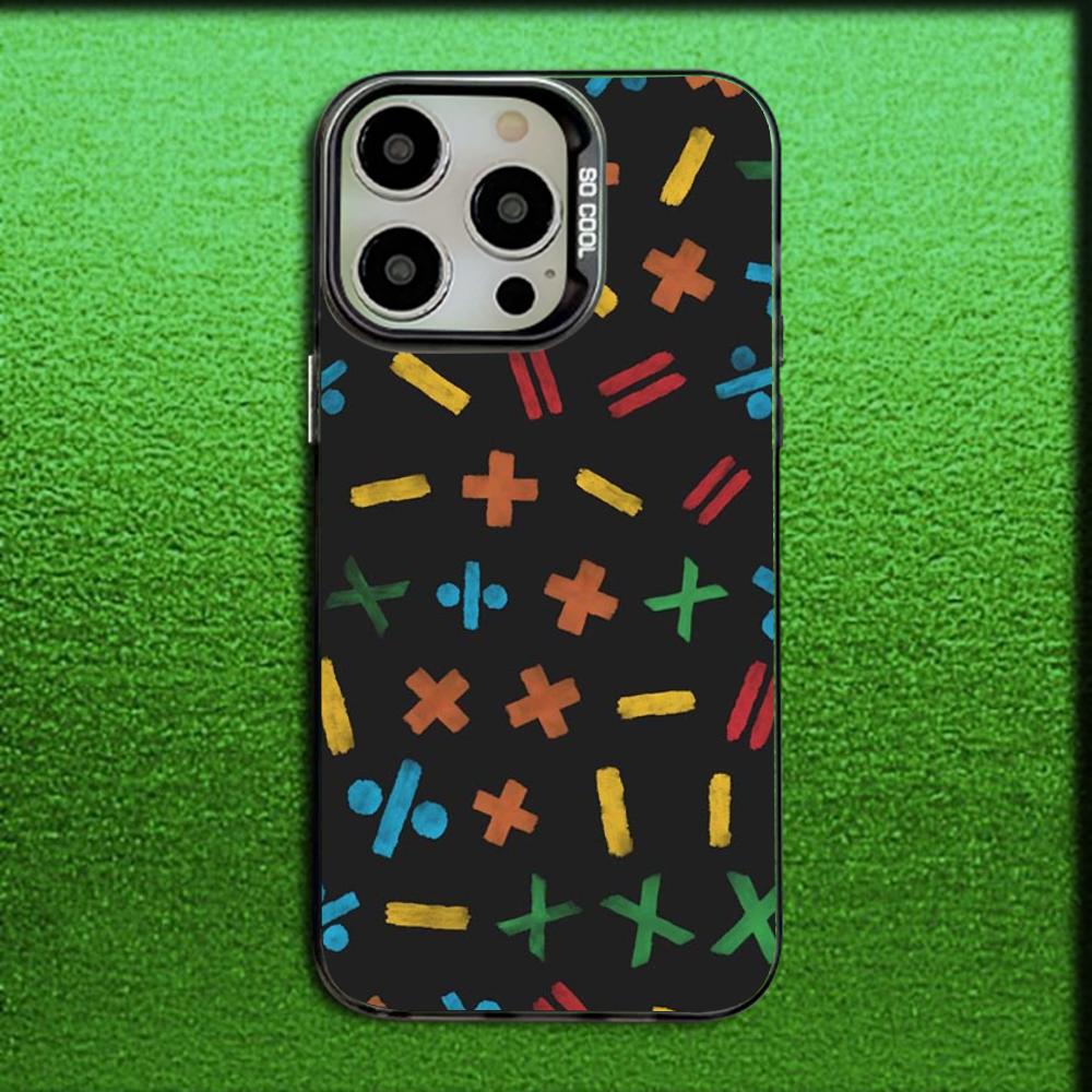 

Singer E-Ed Sheeran Phone Case For iPhone 16,15,14,13,12,11,Mini,Pro,MAX Gray Matte Silicone Black Cover iPhone14