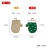 YT zinc alloy oil dripping small pendant, bracelet pendant, Christmas zinc alloy small size pendant
