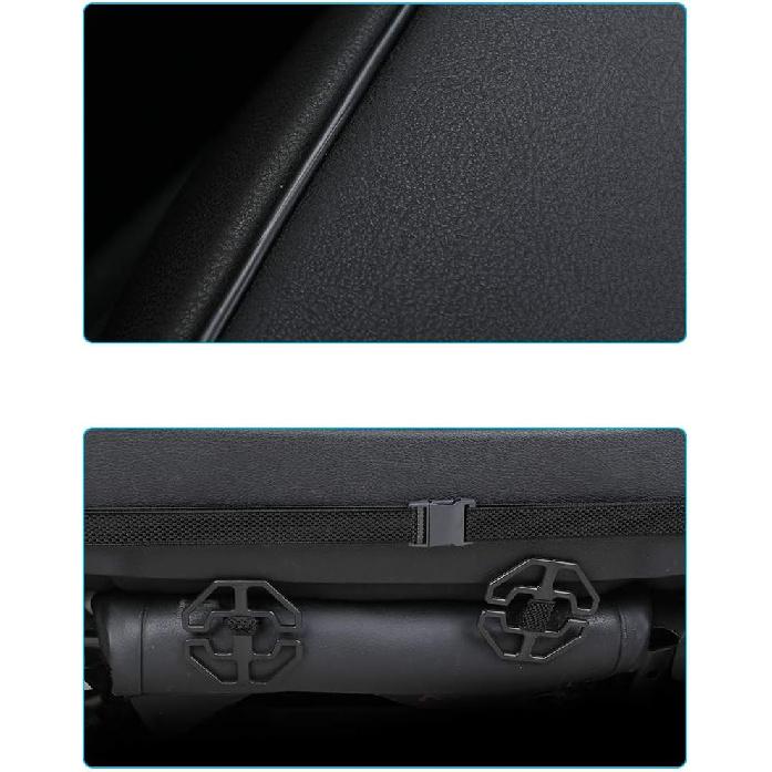 Luxury PU Leather Car Seat Cover Protector Front, Bottom Single Seat Cover-Compatible with 90% Vehicles (Width 20.8 ×deep 21×Thick 0.2 Inch)