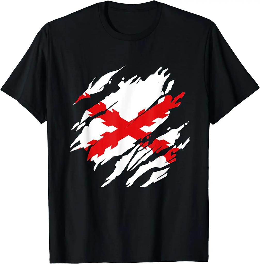 Cruz De Borgoña Bandera De Los Tercios TShirt Short Sleeve Casual Cotton ONeck Summer T Shirts