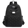 Damen-Rucksack in Unifarbe, Minimalistisches Design Reißverschluss Tagesrucksack, Lässige Leichte Umhängetasche für Tägliches Reisen Schulweg