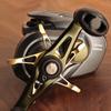 VISPREA for Shimano Antares Curado Calcutta Metanium SLX and Scorpion Compatible Baitcasting Aluminum Alloy Long Arm Drag Replacement for Custom YU317