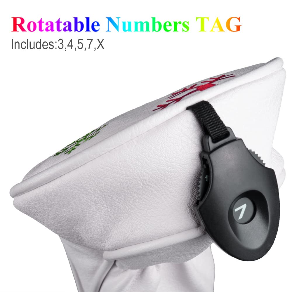 Kryt hlavy golfové hole Snow Flower Kryt na dřevo Kryt na driver 440cc 460cc Kryt na hybrid UT Vodotěsná specifikace Konverze Doug Zahrnuto Snow Flower 3