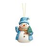 Christmas Ornament Snowman Pendant Acrylic Car Hanging Decoration Winter Xmas Tree Decoration Festive Gift Decor