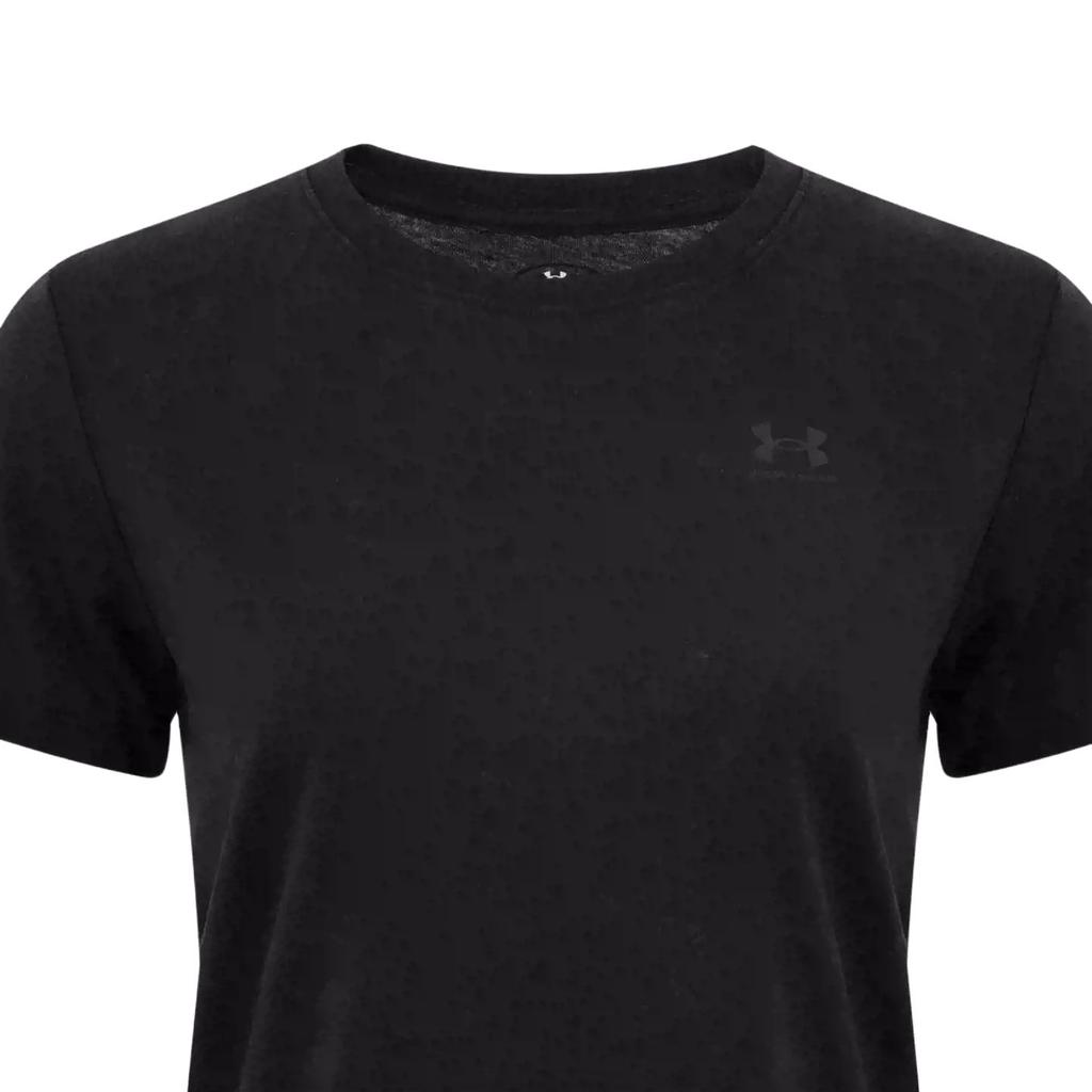 Under Armour Simple Branded Washable Sports Casual Minimalist Versatile Breathable Comfortable Ribbed Design Short Sleeve T-Shirt 6006325-004