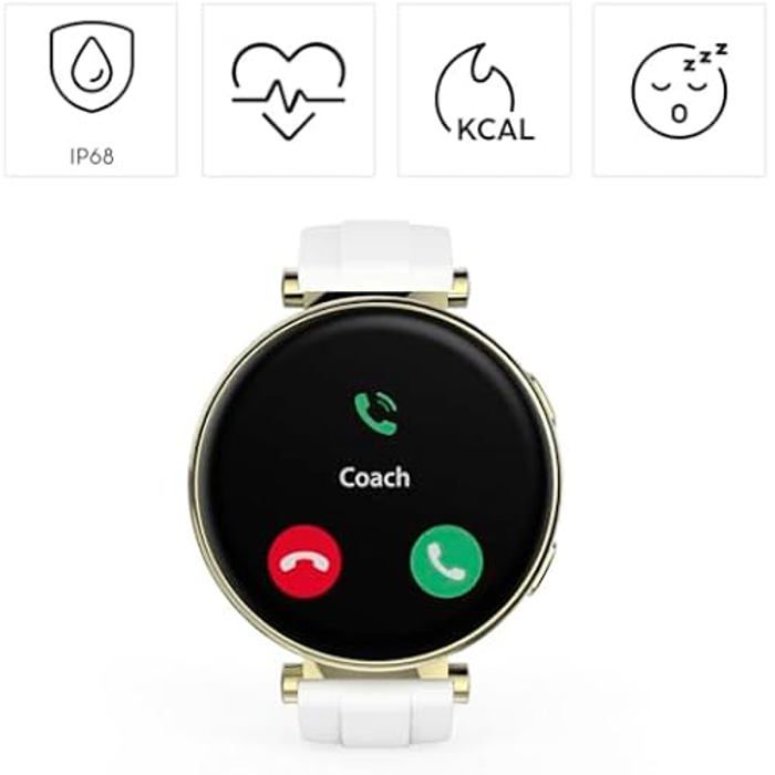 Montre connectée - Hama - 7000 - Écran AMOLED 1,32" - Étanchéité IP68 - Prise d’appels