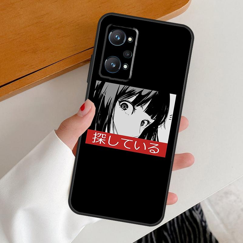 Japanese Anime Aesthetic For Realme 15 Pro GT7 GT6 10 11 12 13 14 Pro Plus C67 C63 C61 C55 C51 C53 C35 C75 C65 Case