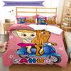 3pcs Italian Brainrot characters2 pattern bedding set duvet cover set includes duvet cover &pillowcases, perfect all season bedroom decoration & gift