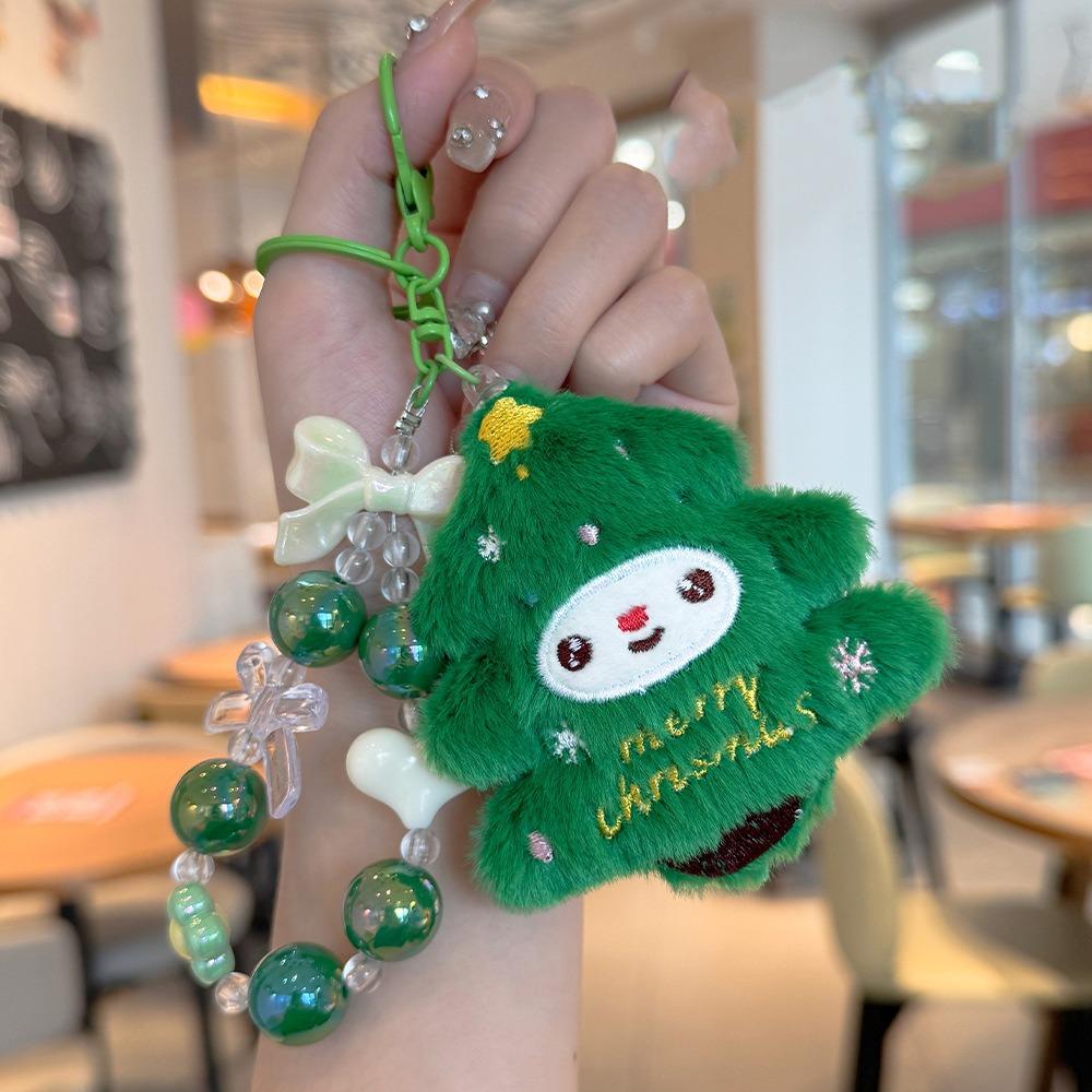 Stuffed Plush Dolls Christmas Plush Pendant Santa Claus Christmas Plush Doll Toy  Hanging Accessory