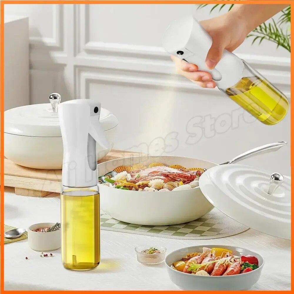 200/300/500ML Oil Spray for Kitchen Oil Nebulizer Dispenser Spray Oil Sprayer Airfryer BBQ Cooking Olive Diffuser Cooking