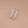 Lanyun Jewelry 925 Silver Needle Earrings Natural Pearl Earrings Handmade Bead Earrings ins Style Silver Needle Versatile
