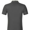 Neue herren POLO hemd doppel-schicht stehkragen kurzarm hemd mode lose körper hemd