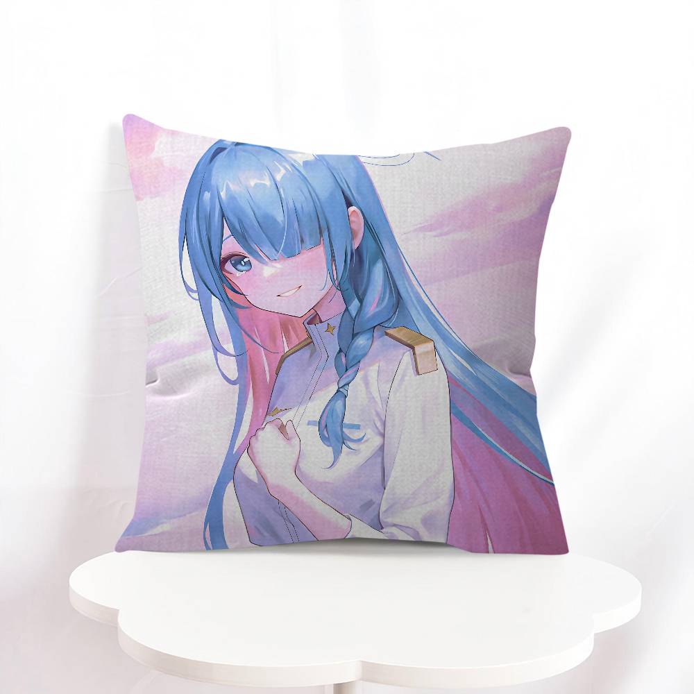 Part Three Blue Archive Anime Pillowcase Bedroom Sofa Decorative Cushion Cover With Zipper Soft Cushion Cover