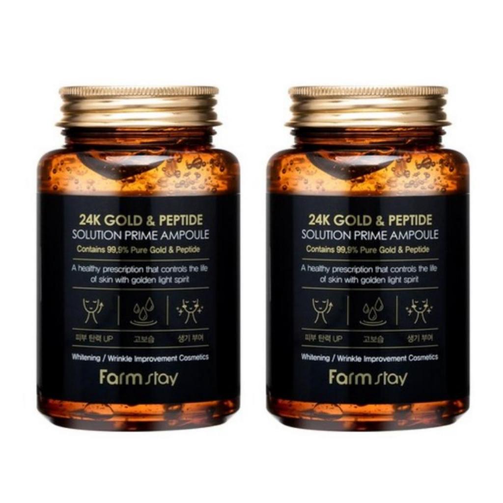 Farmstay 24K Gold & Peptide Solution Prime Ampoule 250ml