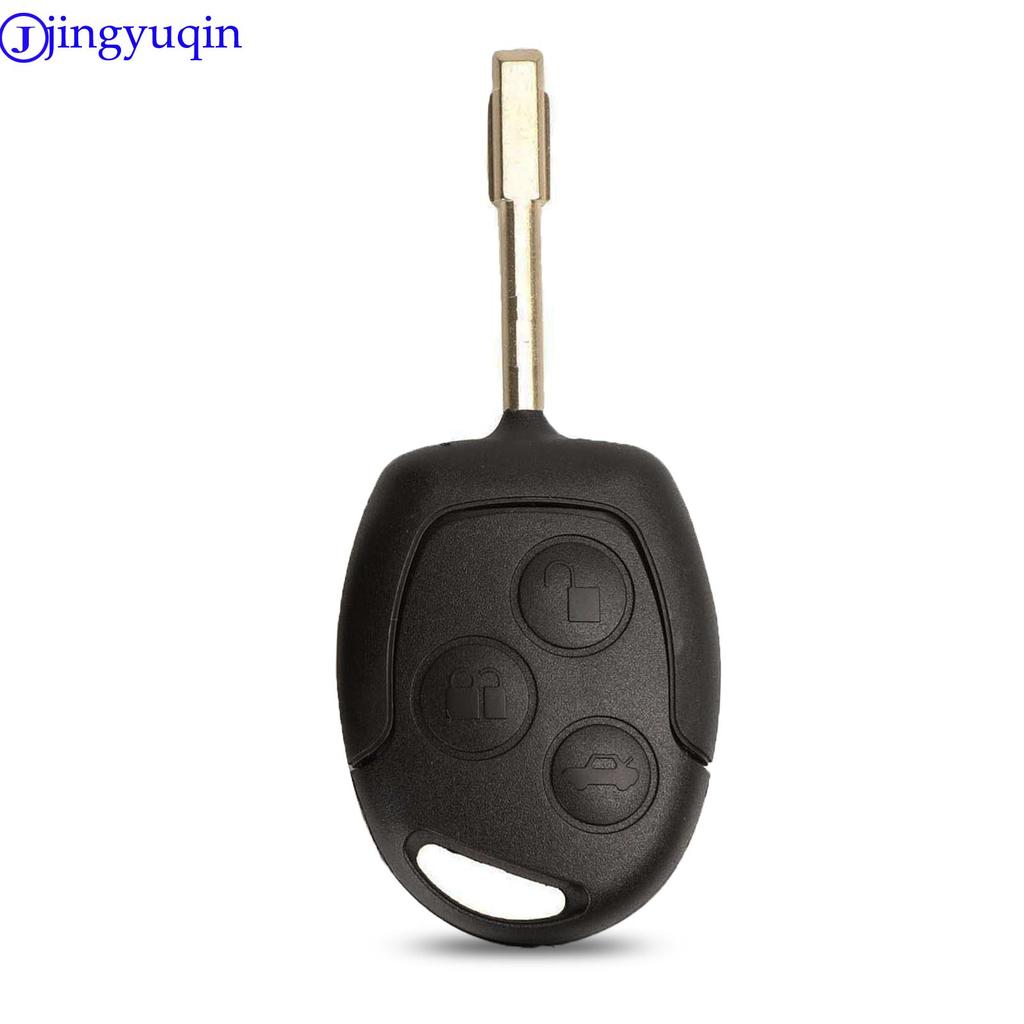 Jingyuqin Remote Car Key Blade Shell Case Fob Covers For Ford Focus Mondeo Festiva Fusion Suit Fiesta KA