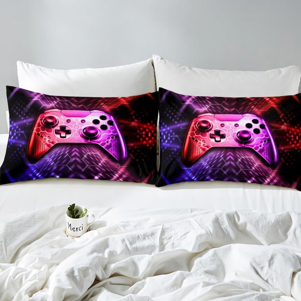 Gamepad Taekwondo Pattern Bed Hat Four-Piece Bedding Set Bedroom Dormitory Bedding Decoration