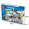 Wange City Police Airplane Building Blocks - Parent-Child Interactive Toy