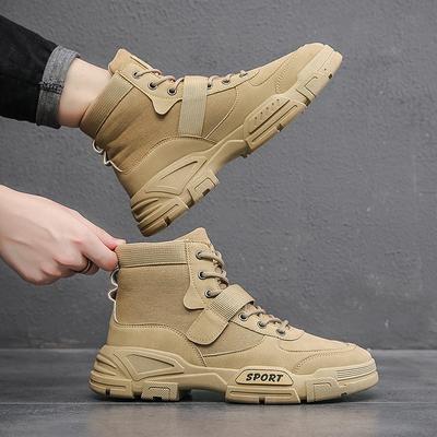 Autumn Winter Casual Shoes for Men High Top Sneakers New Fashion Platform Ankle Boots Working Outdoor Booties Zapatos De Hombre