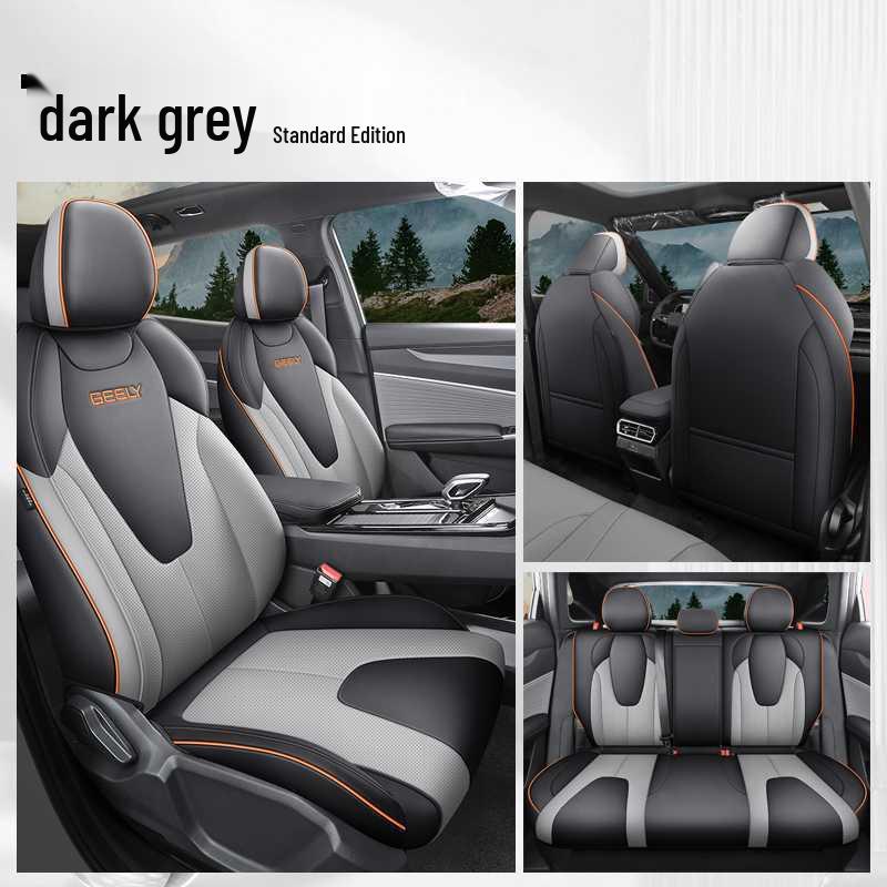 26 Geely Boyue Cool Leather Seat Cover - Full Coverage, Four Seasons Car Seat Cushion Interior Modification
