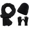 Siggi Men's Pure Wool Hat, Scarf & Gloves Gift Set
