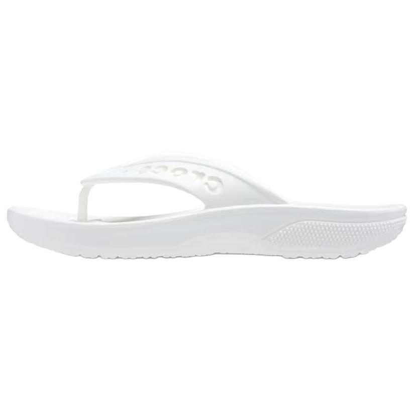 Crocs Baya 2 Comfortable Fashionable Versatile Non-Slip Flip Flops Unisex Footwear White 208192-100