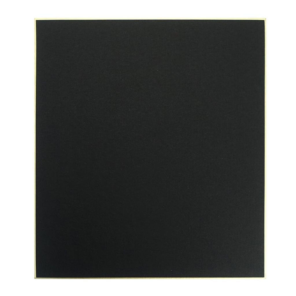 נייר שיקישי גדול צבעוני 242 x 273 50 גיליונות ל- (לוח דקורטיבי), מכוסה בכותנה, שחור, מ"מ, חבילה.
