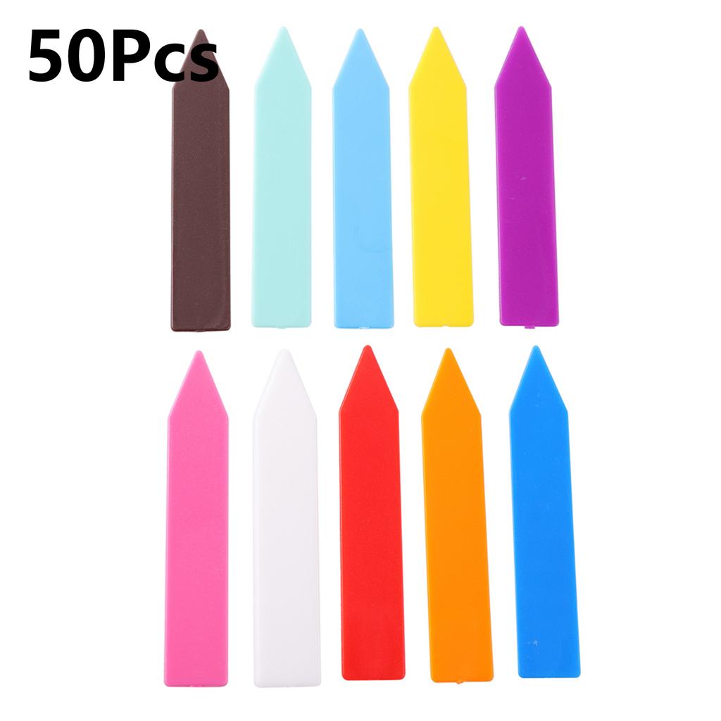 50pcs Waterproof PVC Plant Label Waterproof Nursery Garden Plant Label Pot Plant Name Seedling Label Tray Marker