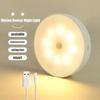 LED Motion Sensor Light Wireless Under Cabinet Night Light Closet Lamp Smart Wall Induction Body Lamp Home Decor