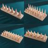 Modern Finger Rings Holder Retro Ring Storage Rack Wood Cone Ring Display Stand  Jewelry Props
