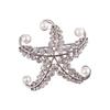 Fashion Large Pearl Starfish Brooch Corsage Corsage Jewellery Women's Accessories Exquisite Hypoallergenic Luxury Enamel Brooch Long-Lasting Color