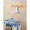 Ohe Indoor Drying Hook, White, Approx. 17cm x 25cm x 7.5cm, 5kg Load Capacity, HOS Laundry Drying Hook, Compact, Foldable, White