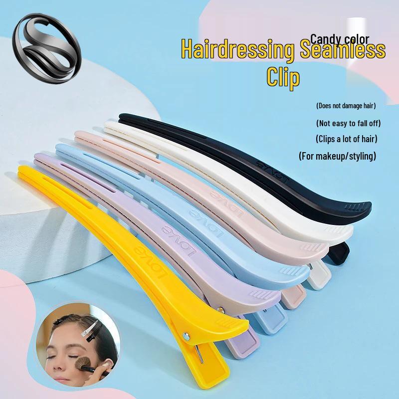

Newcomer 6-Pack No-Slip Duckbill Clips for Fluffy, Non-Trace Hair Styling