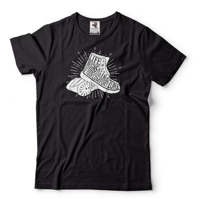 Das Leben beginnt am Ende deiner Komfortzone Shirt Motivierendes Inspirierendes T-Shirt