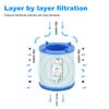 360 Degree Water Filter Tap Interchangeable Filter Element Tap Descaler Attachment Easy To Install and Replace Suitable for Tap